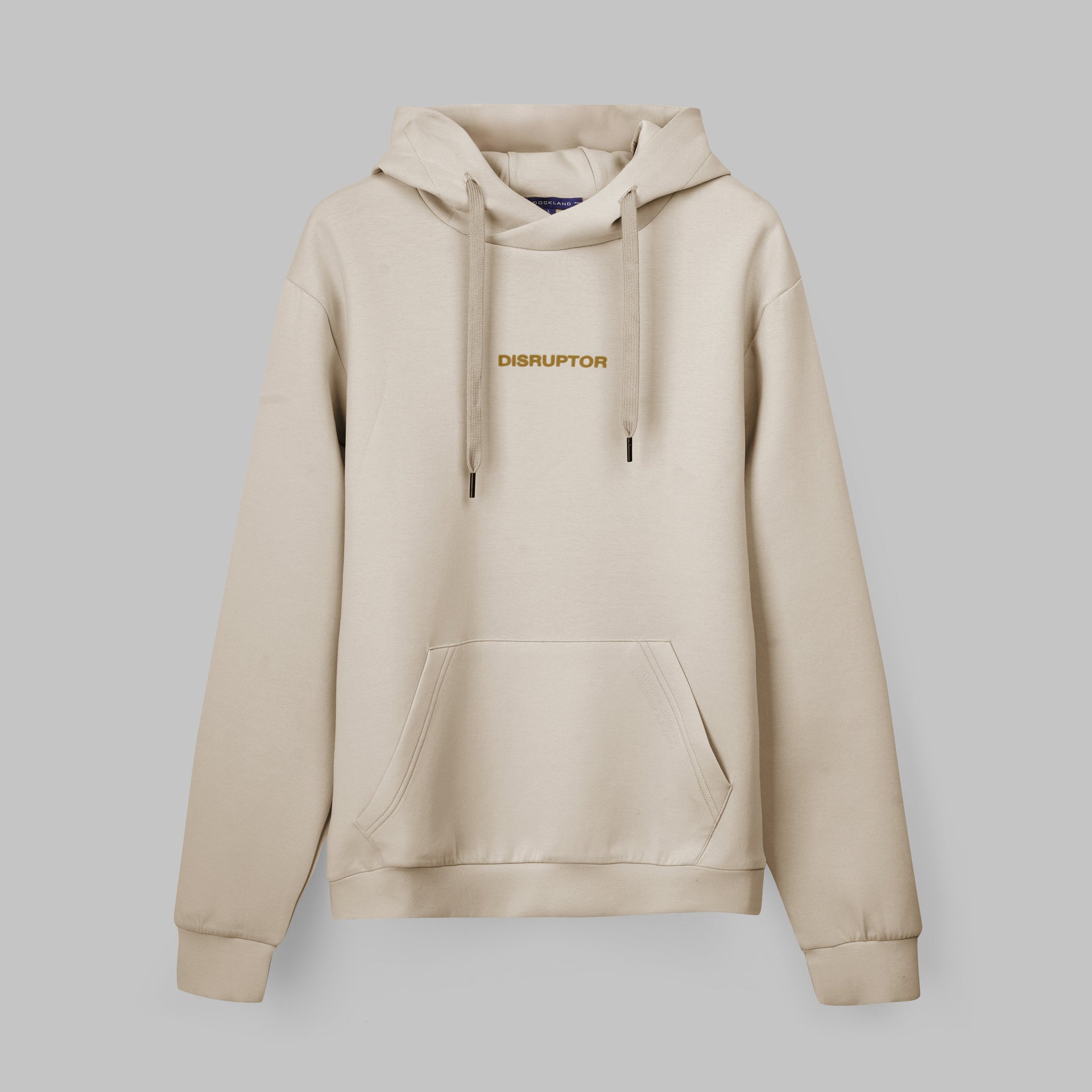 Shop Beige Rapper Embroidered Hoodie for Men in Egypt by dockland - تسوق هودي رجالي بيج بطباعة RAP من دوكلاند في مصر