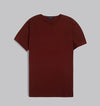 Premium Round-Neck Tshirt  - WINE