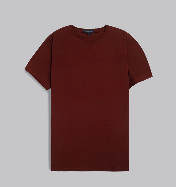 Premium Round-Neck Tshirt  - WINE