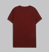 Premium Round-Neck Tshirt  - WINE