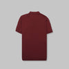 KNIT POLO SHIRT  -WINE - Dockland