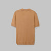TEXTURED KNIT POLO SHIRT
  - CAMEL - DOCKLAND