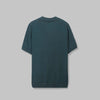 TEXTURED KNIT POLO SHIRT- DARK GREEN- DOCKLAND