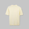 TEXTURED KNIT POLO SHIRT - OFF WHITE - DOCKLAND