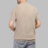 KNIT T-SHIRT - BEIGE - DOCKLAND