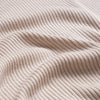 Ribbed Knit Round Neck T-shirt - BEIGE-Dockland