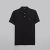 CLASSIC FIT PIQUE POLO SHIRT - BLACK -Dockland