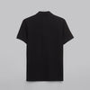 CLASSIC FIT PIQUE POLO SHIRT - BLACK -Dockland