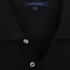 CLASSIC FIT PIQUE POLO SHIRT - BLACK -Dockland