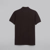 CLASSIC FIT PIQUE POLO SHIRT - BROWN -Dockland