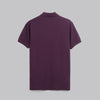 CLASSIC FIT PIQUE POLO SHIRT - BURGUNDY -Dockland