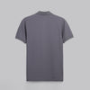 CLASSIC FIT PIQUE POLO SHIRT - GREY -Dockland