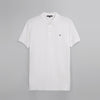 CLASSIC FIT PIQUE POLO SHIRT - OFF WHITE -Dockland