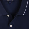 Tipped Collar Polo Shirt - NAVY - Dockland