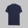 Tipped Collar Polo Shirt - NAVY - Dockland