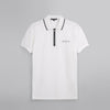 ZIPPED POLO SHIRT - OFF WHITE- Dockland