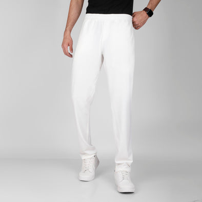 TENCEL-Linen Elastic Waist Pants  -   WHITE - Dockland