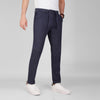 Lightweight  Ramie-Cotton Trousers-   NAVY - Dockland