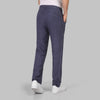 LINEN ELASTIC WAIST TROUSERS - DARK NAVY -DOCKLAND