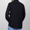 LONG SLEEVE PLAIN OXFORD SHIRT - BLACK - Dockland