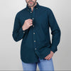 LONG SLEEVE PLAIN OXFORD SHIRT - OLIVE - Dockland