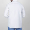 LONG SLEEVE PLAIN OXFORD SHIRT - WHITE - Dockland