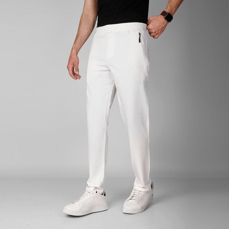 JOGGER WAIST SWEATPANTS  - OFF WHITE - DOCKLAND