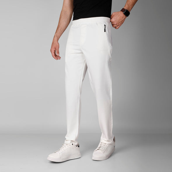 JOGGER WAIST SWEATPANTS  - OFF WHITE - DOCKLAND