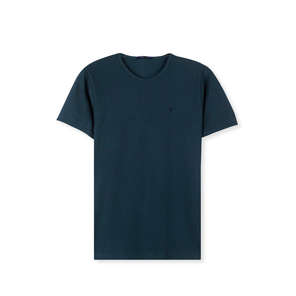 SHORT SLEEVE SLIM T-SHIRT - DARK OLIVE-DOCKLAND
