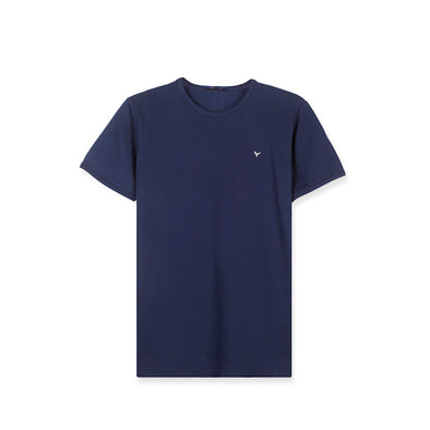 SHORT SLEEVE SLIM T-SHIRT - NAVY-DOCKLAND