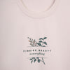 Short-Sleeved Patterned T-Shirt -LIGHT BEIGE - Dockland