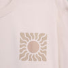 Short-Sleeved Patterned T-Shirt -LIGHT BEIGE - Dockland