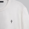 Short-Sleeved Patterned T-Shirt -OFF WHITE - Dockland