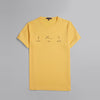 Short-Sleeved Patterned T-Shirt -YELLOW- Dockland