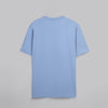 EMBROIDERED ROUND NECK T-SHIRT - LIGHT BLUE- Dockland