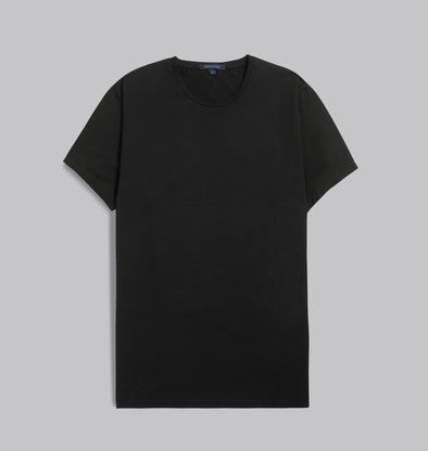 Premium Round-Neck Tshirt  - BLACK - DOCKLAND
