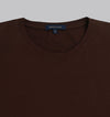 Premium Round-Neck Tshirt  - BROWN - DOCKLAND