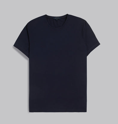 Premium Round-Neck Tshirt  - DARK NAVY - DOCKLAND