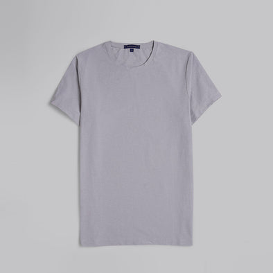 PLAIN T-SHIRT - GREY- Dockland