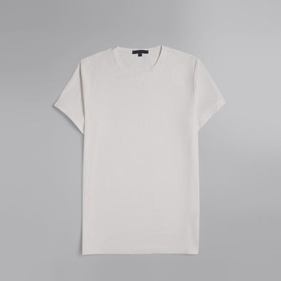 PLAIN T-SHIRT - OFF WHITE- Dockland