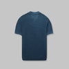 TEXTURED KNIT POLO SHIRT- NAVY - Dockland