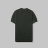 RIBBED KNIT POLO SHIRT- DARK GREEN- Available in store - Dockland