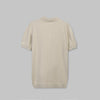 KNIT POLO SHIRT WITH ZIP - BEIGE- Available in store - Dockland