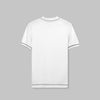 CONTRAST KNIT POLO SHIRT  - WHITE - Dockland