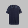 KNIT POLO CARDIGAN - NAVY - Available in store - Dockland
