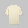 TEXTURED KNIT POLO SHIRT - OFF WHITE - Dockland