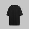 TEXTURED KNIT T-SHIRT - BLACK