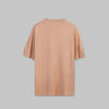 TEXTURED KNIT T-SHIRT -  LIGHT ORANGE - Dockland
