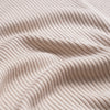 Ribbed Knit Round Neck T-shirt - BEIGE - Dockland