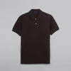 CLASSIC FIT PIQUE POLO SHIRT - BROWN - Dockland